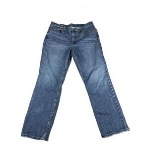 L.L. Bean Men's BeanFlex, Classic Fit Straight Leg 38x30 Blue Denim Jeans